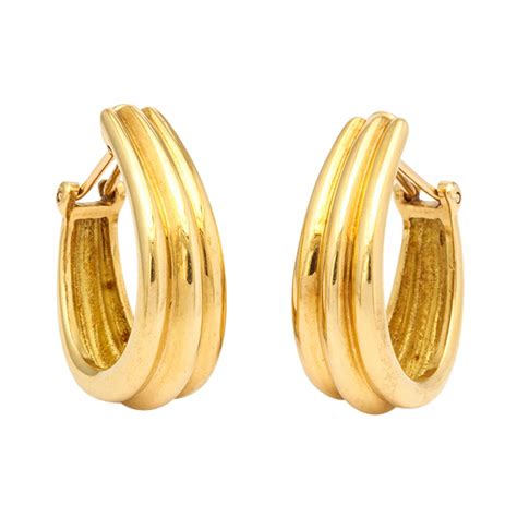 hermes ohrringe|hermes gold earrings.